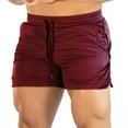 thumbnail image 2 of Michellecmm Men's Sports Casual Shorts, Fitness Training Running Lace-Up Short Pants, Sportswear Workout Trousers, 2 of 3