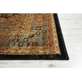 thumbnail image 4 of Nourison Delano Traditional Black/Blue 7'10" x 10'10" Area Rug, (8x11), 4 of 6