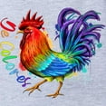 thumbnail image 2 of CafePress - De Colores Rooster - Cute Infant Baby Football Bodysuit, 2 of 3