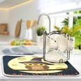 thumbnail image 5 of GZHJMY Halloween Décor Dish Drying Mat - 16 x 18inch- Extra Large Microfiber Dish Drying Mat, Dish Draining Mat, Counter top Mat, Cartoon Owl（542）, 5 of 7