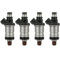 4Pcs AUTOMUTO 1 Hole Fuel Injectors Compatible With 1997-2001 for Honda Prelude FJ582,06164P5M000; 06164PBY000 Automotive engine OEM Part