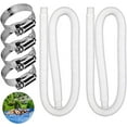 thumbnail image 1 of 2 Pcs（59x1.25 inch）Above Ground Pool Replacement Hose In Ground Pool Filter Pump Replacement Hose, 1 of 5