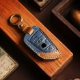 thumbnail image 2 of Car Key Fob Cover Case Protector For BMW X1 5 Series 7 Series X3 Car Key Fob Cover Leather Case Blade Key, 2 of 20