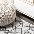thumbnail image 3 of JONATHAN Y SANTA MONICA 2 x 8 Runner Rug, Kafel Tribal Bohemian - Ivory/Black, SMB130E-28, 3 of 10
