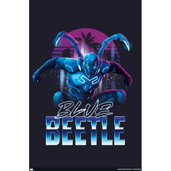DC Comics Movie Blue Beetle - City Wall Poster, 22.375" x 34"