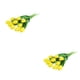 thumbnail image 2 of Injueey 10X Artificial PU Real Touch Fake Florals Bouquet Flores Boda Interior Vivid Home Garden Party Adornos Amarillo Amarillo 2Conjunto, 2 of 6