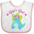 thumbnail image 3 of Inktastic Gigi's Girl dinosaur Girls Baby Bib, 3 of 4