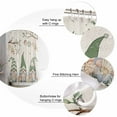 thumbnail image 5 of Coastal Eucalyptus Shower Curtains for Bathroom Waterproof Fabric Bath Curtains Decor Bath Tub Curtain Ocean Sage Green Gnomes Starfish Leaf Decorative Shower Curtain Sets with 12 Hooks, 72x72 Inch, 5 of 6