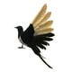thumbnail image 5 of Pájaro de simulación de urraca, artesanías de pájaros artificiales, figuras de pájaros realistas para arte de jardín Alas extendidas de 36 cm., 5 of 9