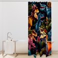 thumbnail image 2 of Dinosaur Bathroom Curtains Shower Curtain Sets - Waterproof, with Hook, Printed, Bathroom Decoration - Curtain Set, 2 of 5