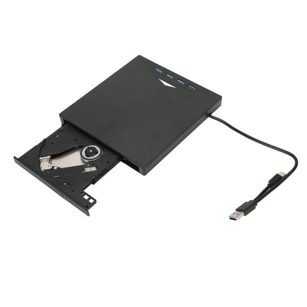 Unidad de DVD, Unidad de DVD externa Unidad de CD externa incorporada para computadora portátil Unidad de DVD externa de alta capacidad