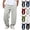 Gray, variant on Npasoilc Sweatpants for Men Drawstring Elastic Waist Wide-Leg Casual Trousers Lightweight Breathable Baggy Pants Gym Athletic Sweatpants