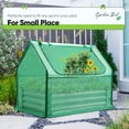 thumbnail image 4 of Quictent 49(L)x32(W)x39(H) inch Raised Garden Bed with Greenhouse Extra-Thick Galvanized Steel Dual Use (Green), 4 of 10