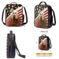 thumbnail image 4 of ZUXONGSY Elk American Flag Hunting Forest Print Backpack Bag for Girls Boys Kids 3 Pack School Bag with Lunch Box Pencil Case Set Middle High School Bookbag Travel Daypack Satchel Shoulder Bags, 4 of 6
