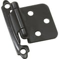 thumbnail image 2 of Laurey Oil Rubbed Bronze Self-Closing Overlay Hinge with Zinc Screws (2-Pack), 2 of 2