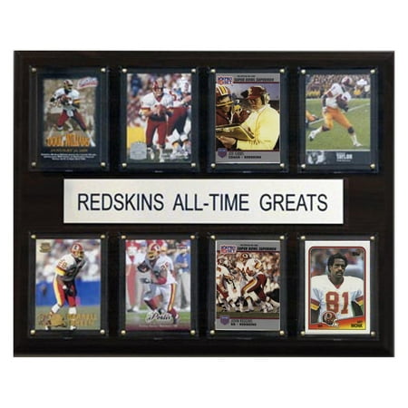 Washington Redskins Neon Sign - C&I Collectables NFL 12x15 Washington Redskins All-Time Greats Plaque