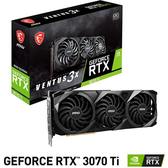 Tarjeta de Video MSI GeForce RTX 3070 TI Ventus 3X 8GB OC GDDR6X
