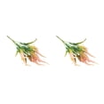 thumbnail image 3 of Plantas de plástico sintético Advancent 3 piezas apariencia realista interior exterior rosa, 3 of 6