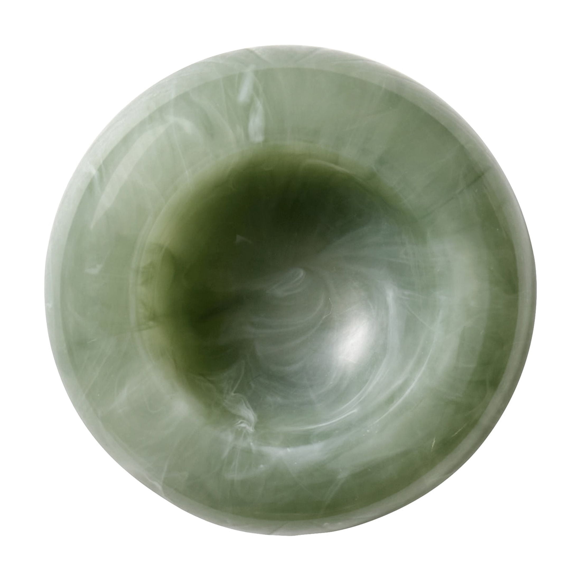 Home Decor Collection 4.5" Green Bubble Resin Trinket Tray