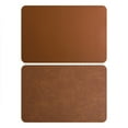 thumbnail image 5 of Sunjoy Tech Faux Leather Placemat Waterproof Heat Resistant Non slip Heat Insulation Dishwasher Safe Rectangle Dining Table Decoration Pad Kitchen Supplies, 5 of 8