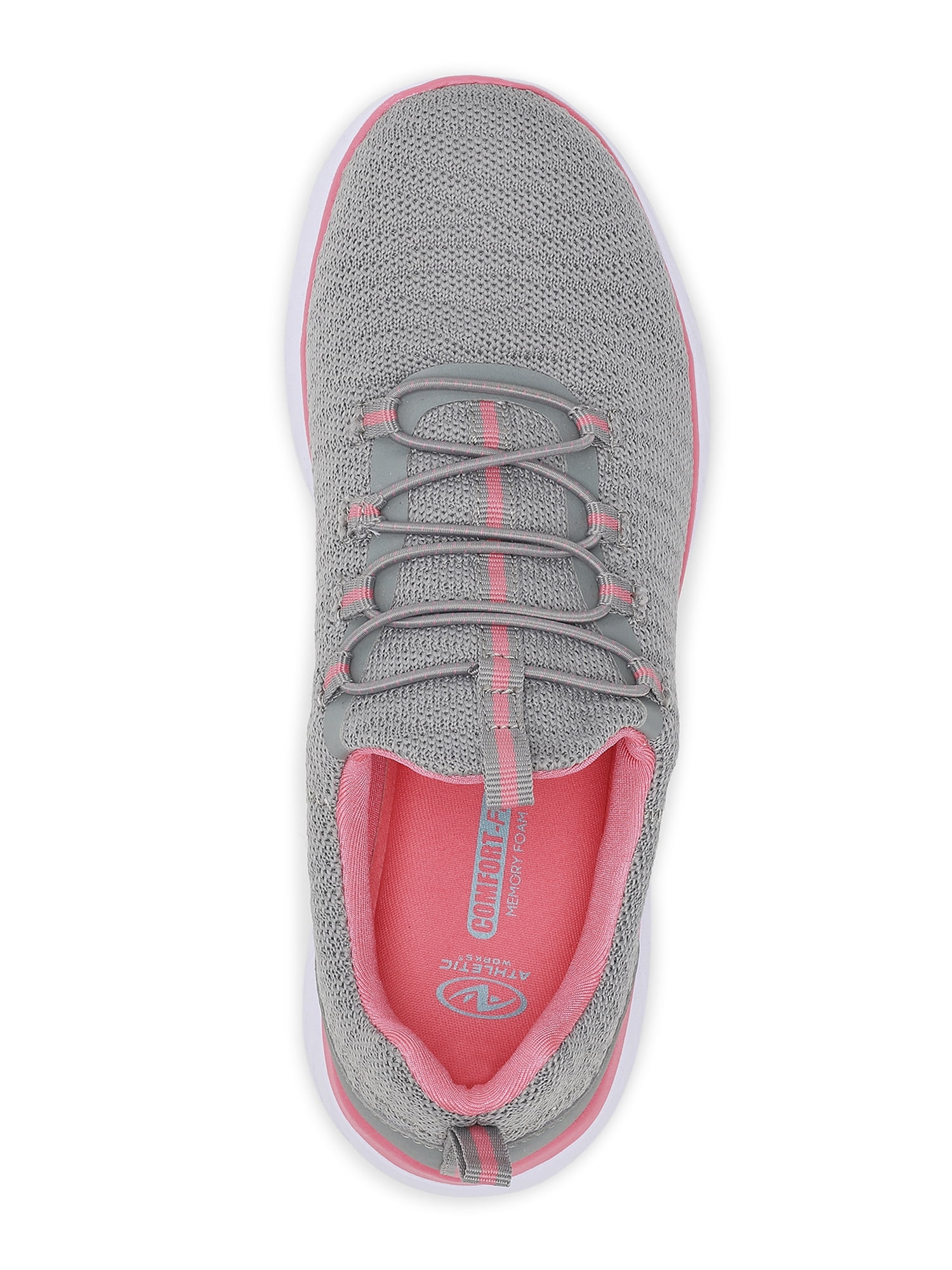 Athletic Works Women's Bungee Slip On Sneakers, Wide Width Available