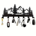thumbnail image 4 of Wall Mounted Metal Key Holder Rack with 7 Hooks for Organized Home Entryway Storage and Decorative Design, 4 of 5