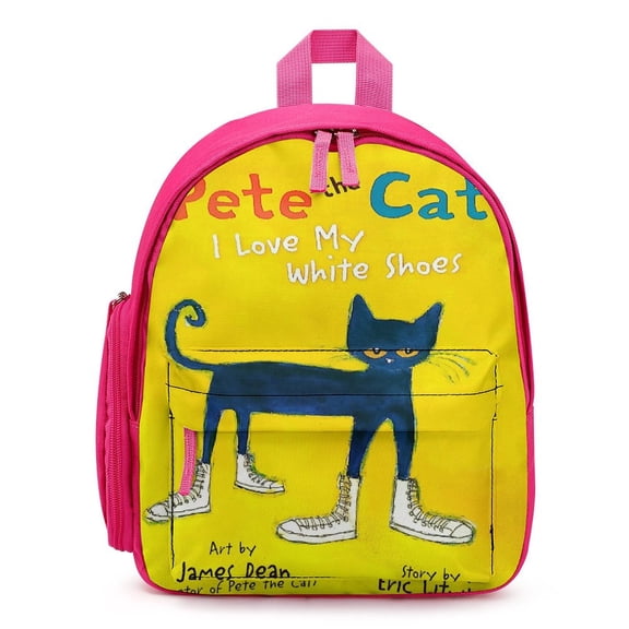 Pete The Cat Lightweight Backpack Shoulder Bags Bookbag Daypack Travel Camping