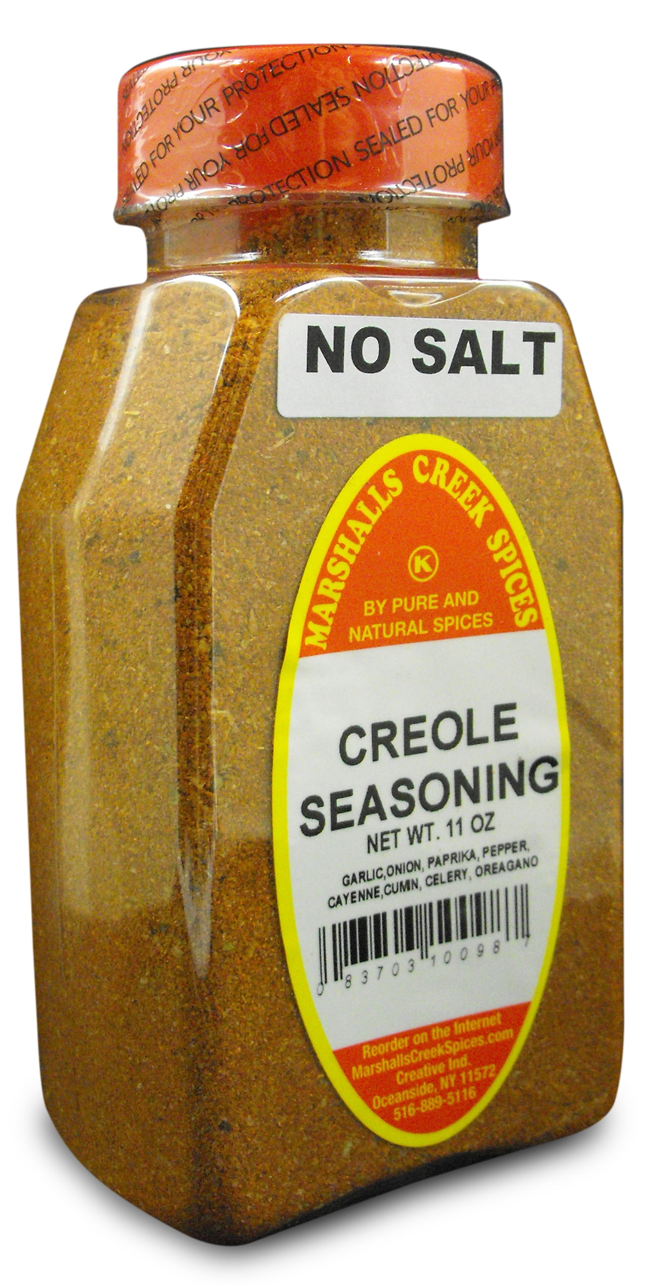 Marshalls Creek Spices CREOLE SEASONING NO SALT 11 ounce