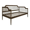 thumbnail image 4 of Castle Place Mid-Century Twin Wooden Spindle Daybed, Walnut, 4 of 9