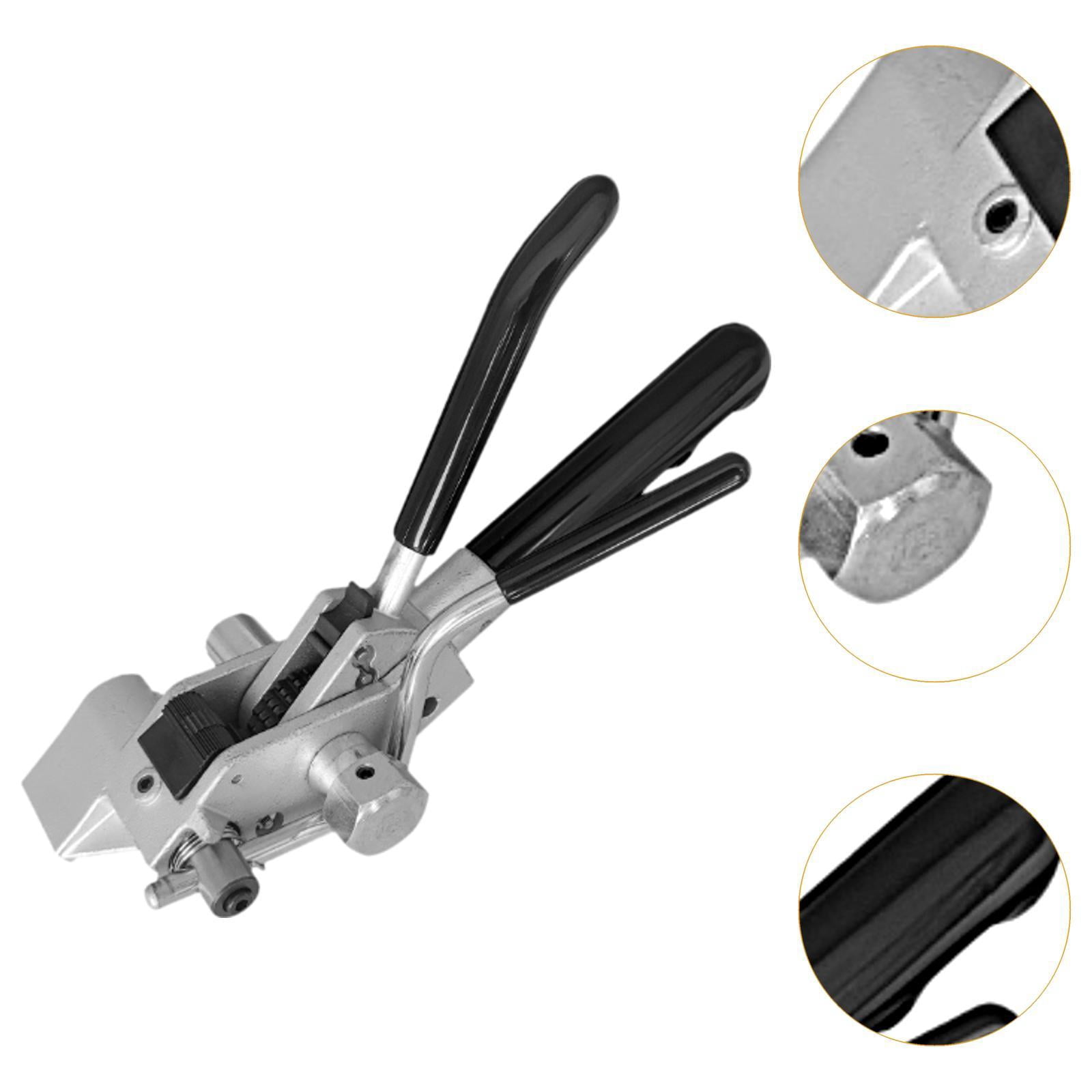 simhoa Metal Cable Ties Banding Tool Strapping Tensioner Heavy Duty Tension Cutting Versatile Sturdy Efficient Packaging Gear Bander