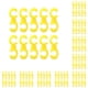 thumbnail image 2 of Yuarrent 10 piezas Clips de cable de freno Abrazaderas de línea giratoria Universal Amarillo Type1 NO1 Yuarrent CBP233582, 2 of 5