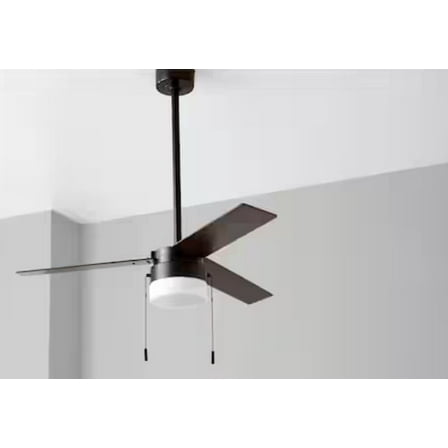 Hampton Bay “Montgomery II” 44 in. Indoor Oil-Rubbed Bronze Ceiling Fan with Light Kit