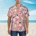 thumbnail image 5 of Rat Terrier Dog Floral Flower Men'S 3d Print Casual Button Down Shirts, Novelty Hawaiian Short Sleeves M, 5 of 7