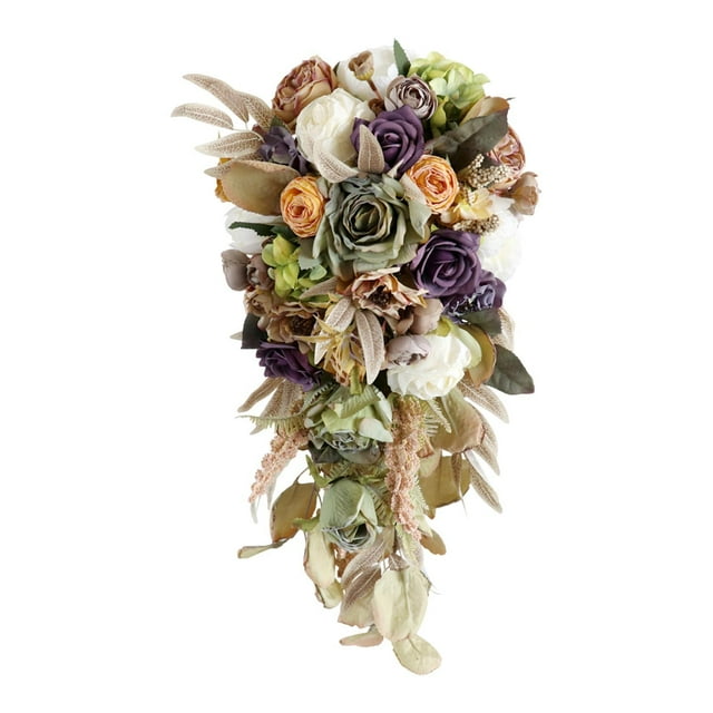 Ramo de novia para boda, regalo de flores para , ramo de lanzamiento de flores para fiesta en casa, boda, del Día de San