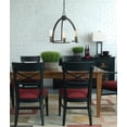 thumbnail image 2 of Cal Lighting Kinder 60W 3-Light Metal Chandelier in Dark Bronze, 2 of 2