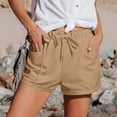thumbnail image 3 of WAYUTE Womens Shorts Straight Leg High Waist Sports Loose Shorts Trendy Solid Color with Pockets Versatile for Summer Casual Outdoor, 3 of 6