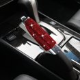thumbnail image 2 of Funda de freno de mano de cristal para coche, funda universal de lujo para coche Rojo, 2 of 5