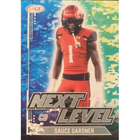 NFL 2022 Next Level Sauce Gardner Silver Trading Card #91 (Rookie Card) (Sage Collectibles)
