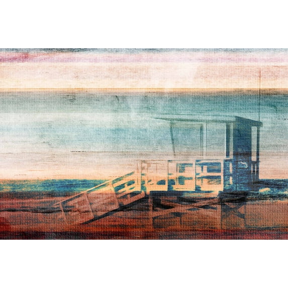 Parvez Taj Beach Safety Print On Canvas Art Print On Premium Canvas