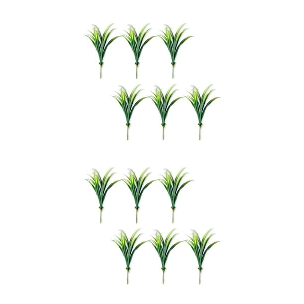 Paquete de plantas falsas Monstrate 6 piezas Aspecto realista verde