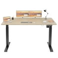 thumbnail image 5 of Sobaniilo 63" x 24" Assembled Top Size Electric Standing Desk with Splice Board (Black Frame + Oak Top), 5 of 7