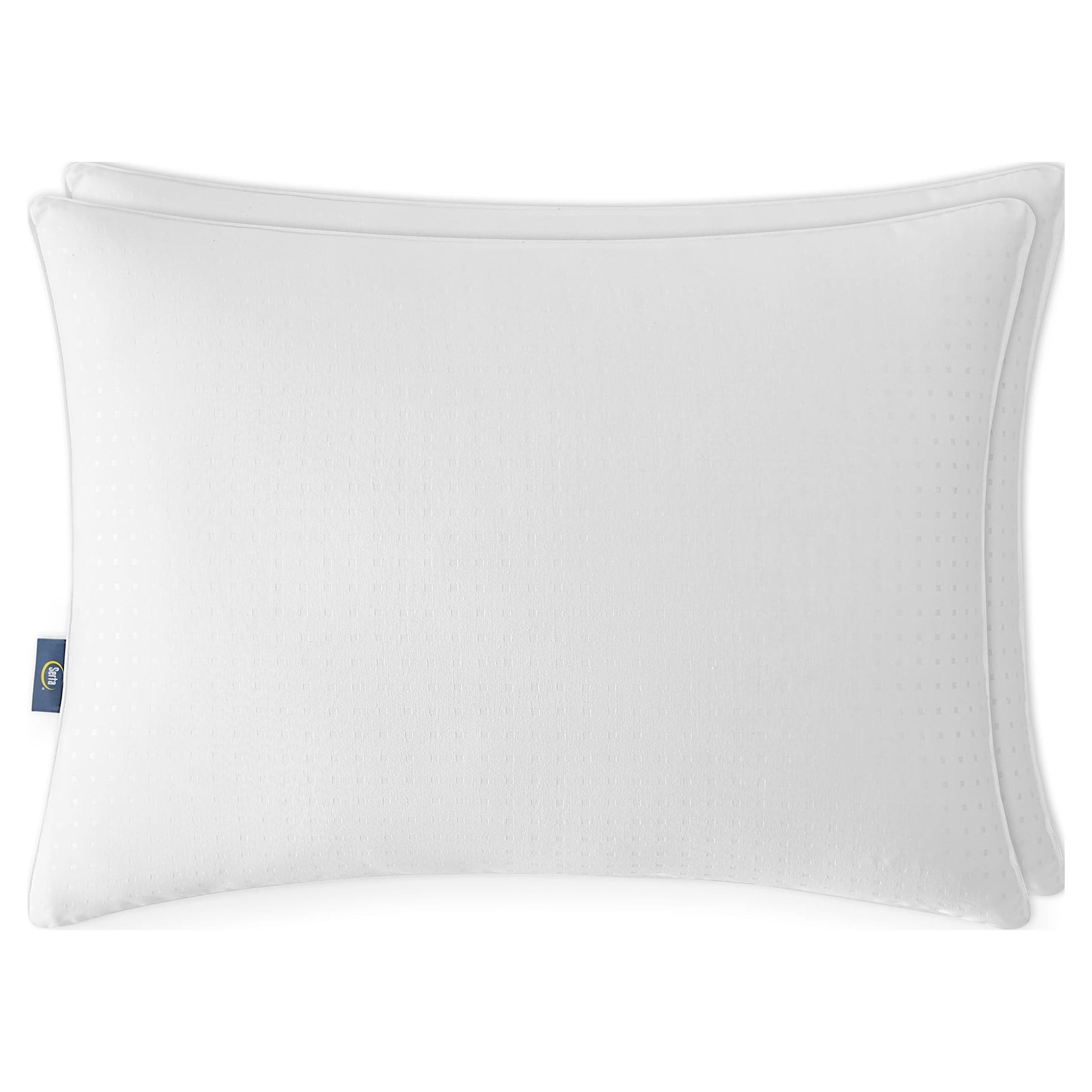 Serta Sertapedic Won't Go Flat White Pillow, 2 Count - image 2 of 5