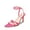 HOT PINK-PU, variant on Pointy Toe Heels for Women Stiletto Sexy Strappy Ankle Strap 3.7 inch High Heel Sandals for Party Prom