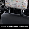 thumbnail image 4 of Kdxio Cute Koala Pattern Print 2 Piece Car Head Rest Covers Set Auto Front/Rear Seats Headrest Cover Universal Fit Most Cars,Sedan, SUV, 4 of 9