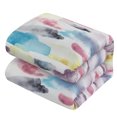 thumbnail image 2 of Lanco Perch Paint Brush 4-Piece Comforter Set, Multi Colors, Fill Polyester, Abstract, 2 of 4