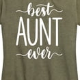 thumbnail image 2 of Instant Message - Best Aunt Ever - Women's Short Sleeve Graphic T-Shirt, 2 of 6