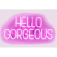 thumbnail image 3 of Carr, Hailey 24x17 Black Modern Framed Museum Art Print Titled - Neon Hello Gorgeous PW, 3 of 5