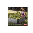thumbnail image 6 of Keter 48" Wood Look Raised Garden Bed, Durable Outdoor Herb Garden Planter for Vegetables, Flowers, and Succulents, Grey, 6 of 13