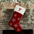 thumbnail image 2 of Personalization Mall Winter Wonderland Embroidered Initial Christmas Stocking, 2 of 2