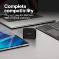 thumbnail image 4 of Crucial X10 Pro 1TB Portable SSD, Up to 2100MB/s Read, 2000MB/s Write, 3.2 USB-C, External Solid State Drive, Durable Storage for PC & Mac, for Profes, 4 of 7
